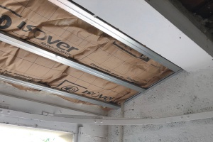 R&eacute;alisation d'une structure sur partie rampants de la charpente